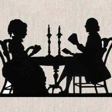 Схема вышивки «чаепитие»