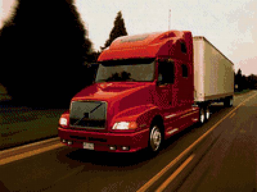 фура вольво - машины, грузовики, транспорт - предпросмотр