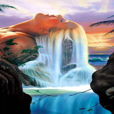 Схема вышивки «Дівчина 7»