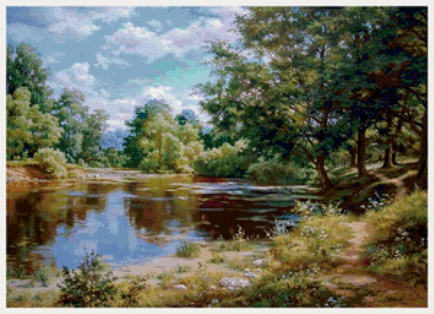 №851339 - река, природа, лето - предпросмотр