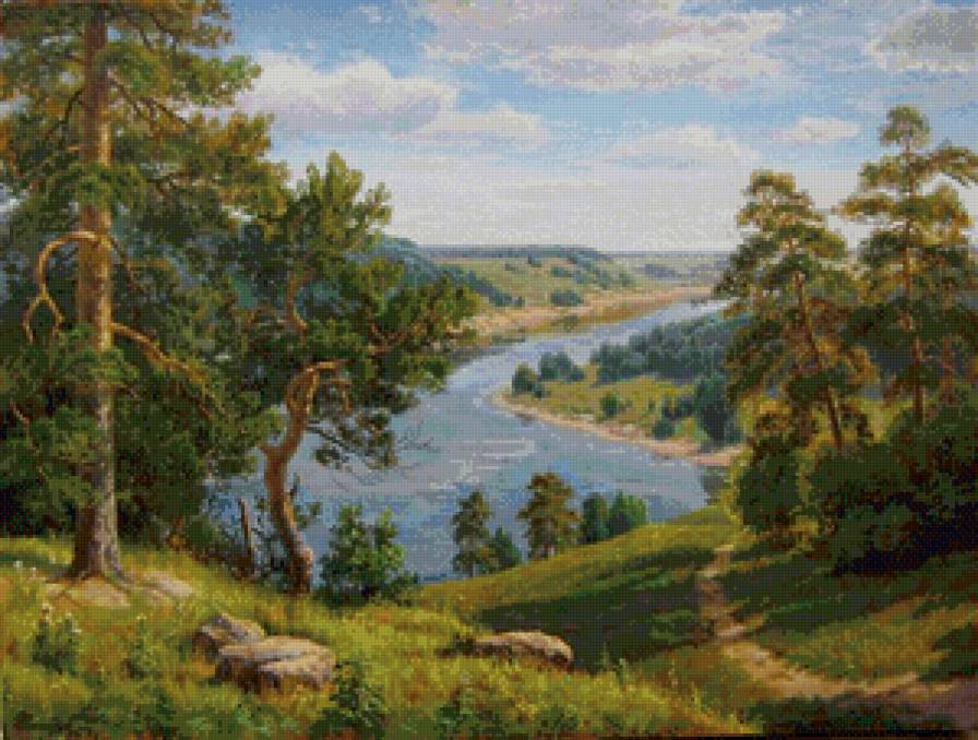 №851400 - река, природа, лето - предпросмотр