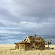 Схема вышивки «дом в поле»