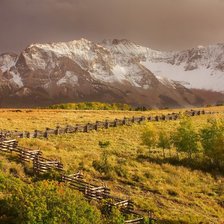 Схема вышивки «Колорадо, перед штормом»