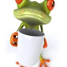 Схема вышивки «лягушка2»