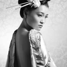 Схема вышивки «милая японочка»