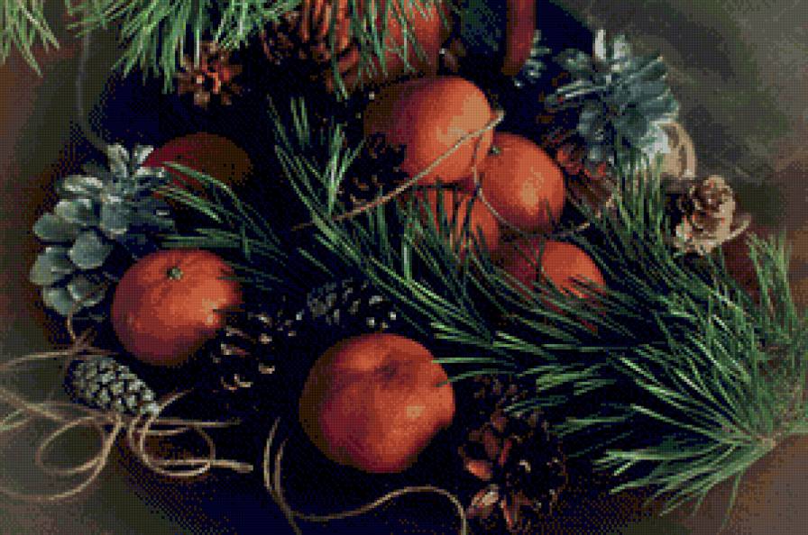 зимняя композиция - предпросмотр