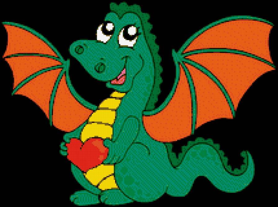 дракон - дракончик, дракон - предпросмотр