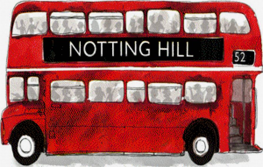 London Bus - london, лондон, pillow, подушка - предпросмотр