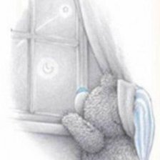 Схема вышивки «Мишка у окна»