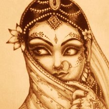 Схема вышивки «Радхарани»