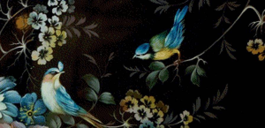 птицы - жостово - предпросмотр