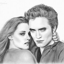 Схема вышивки «сумерки»