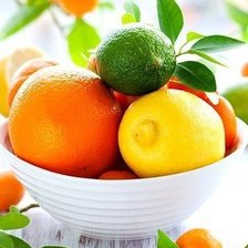 Схема вышивки «Цитрусы»