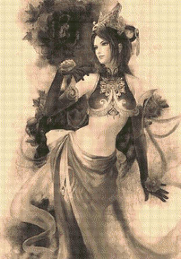 восточный танец - танец, гейша, восток - предпросмотр