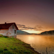 Схема вышивки «Закат»