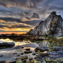 Схема вышивки «Скала»