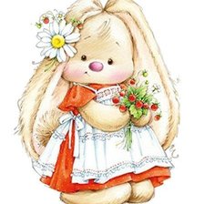 Схема вышивки «Зайка»