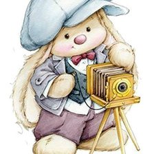 Схема вышивки «Зайка»