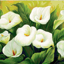 Схема вышивки «Каллы»