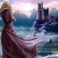 Схема вышивки «Дівчина 8»