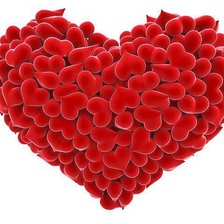 Схема вышивки «Сердце. Для спальни.Интерьерная картина.»