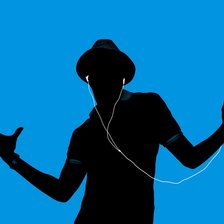 Схема вышивки «music - man»