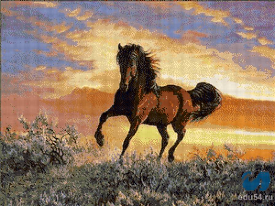 ЛОЩАДЬ - лошадь, скакун - предпросмотр