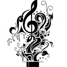 Схема вышивки «Music»