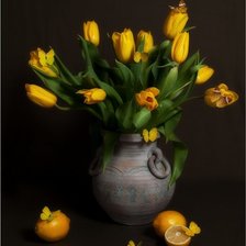 Схема вышивки «цветы»