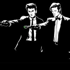 Схема вышивки «10 Доктор и 11 Доктор»