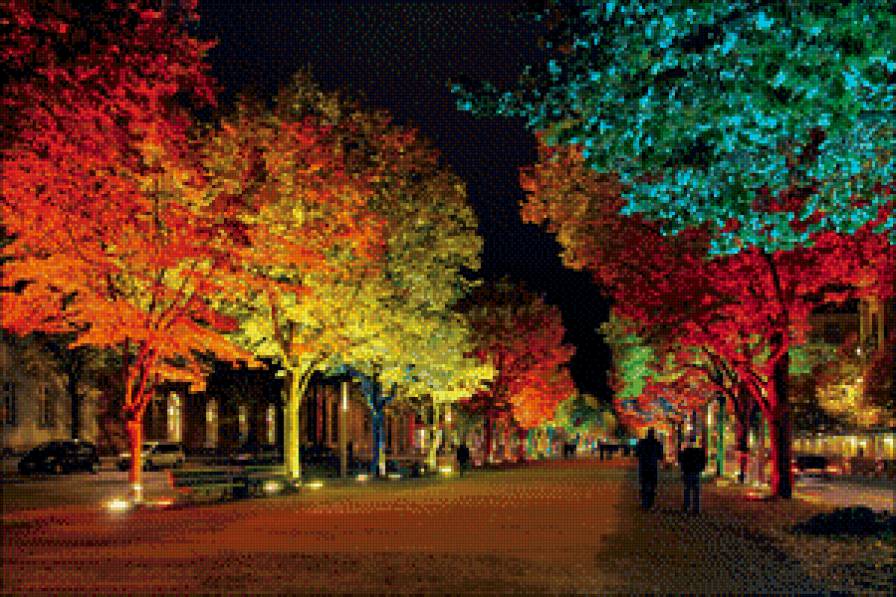 Берлин под липами - городской пейзаж, берлин, германия, унтер-ден-линден, город - предпросмотр