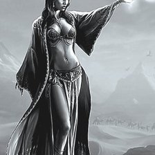 Схема вышивки «маг пустыни»