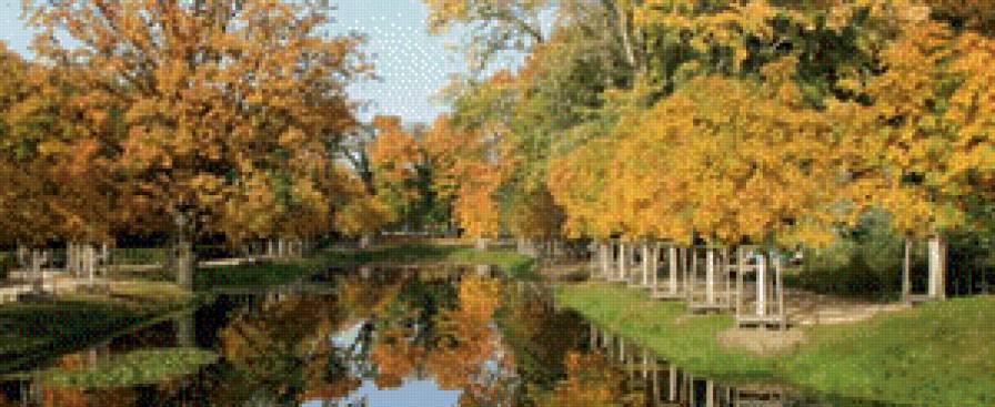 Берлин парк - парк, пейзаж, тиргартен, берлин, озеро, осень - предпросмотр