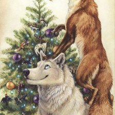 Схема вышивки «Новый год»