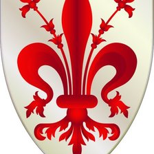 Схема вышивки «флорентийская лилия»