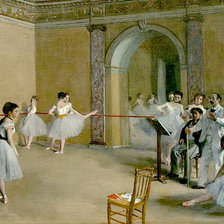 Схема вышивки «Балетный класс-3»