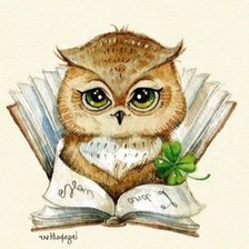 Схема вышивки «совушка»