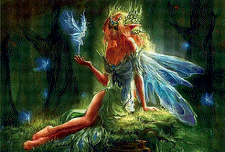 королева Фея - феи, лес, фэнтези, сказка - предпросмотр