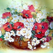 Схема вышивки «Полевые цветы»