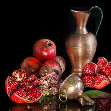 Схема вышивки «гранат»