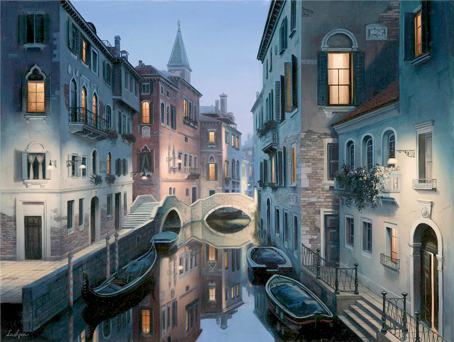 Венеция - картина - оригинал