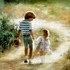 Схема вышивки «Дети5»