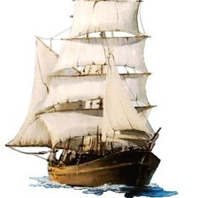 Схема вышивки «кораблик»