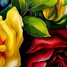 Схема вышивки «полиптих»