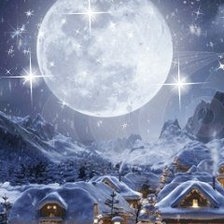 Схема вышивки «полнолуние»