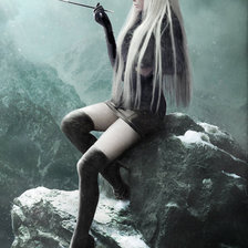 Схема вышивки «красотка»