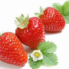 Схема вышивки «клубника»