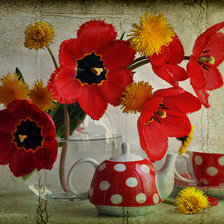 Схема вышивки «Маковый натюрморт»