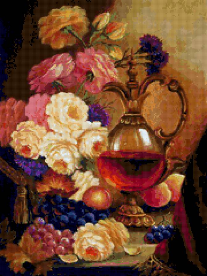 frutas y rosas - предпросмотр