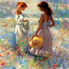 Схема вышивки «primavera»